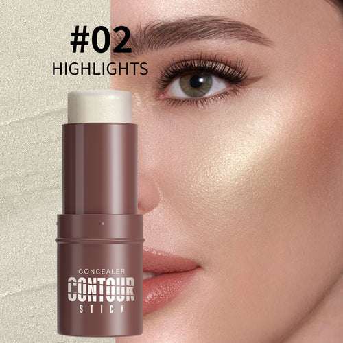 Glow highlighter and blush stick